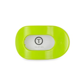 TELETIES - Large Flat Round Clip - Ideal for Thick Hair - For Lying Down, Yoga, Driving & More - Strong Grip, Bendable Teeth, Comfortable Curved Design - For All Hair Textures - Summer Brights