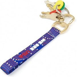 Premium 6 Inch Nylon Weave Keychain Heavy Duty Strap Bottle Opener Key Ring Utility Lanyard Work ID Badge Holder Sports Fan Backpack Charm