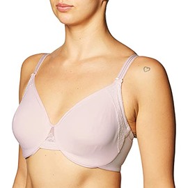 Olga Women's Plus Size Cloud 9 Minimizer Bra, Rosewatr, 38DDD