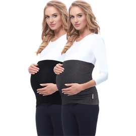 Be Mammy Ladies' Belly Band 169, Pack of 2 - 36/38