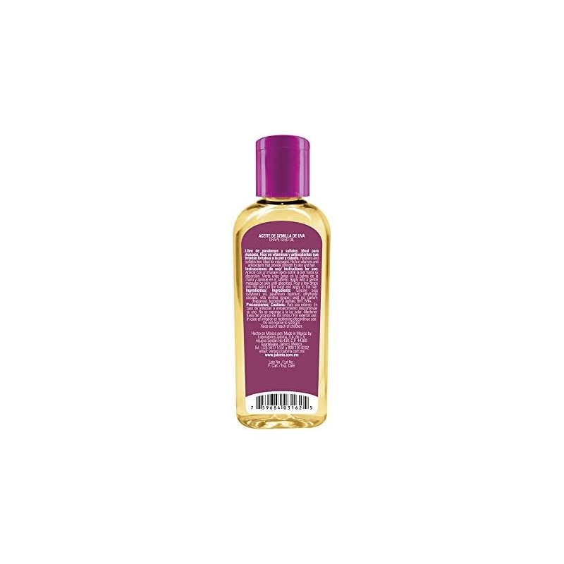 Jaloma Aceite de Semilla de Uva, para Piel y Cabello,