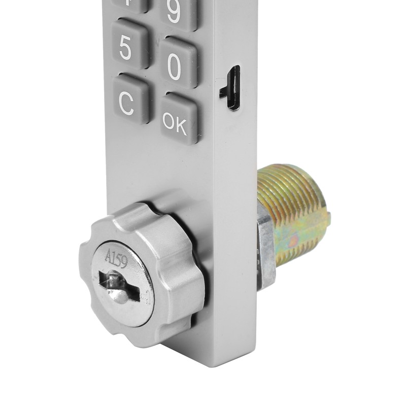 Keypad Cabinet Lock Password Key Unlocking Zinc Alloy Security With