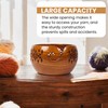 Lumberkart Handmade Wooden Yarn Bowl - Premium Yarn Bowls for