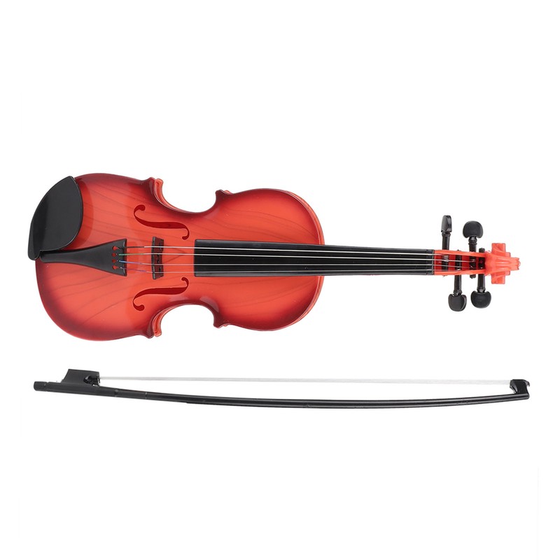 Simulated Kid Acoustic Violin Toy Adjustable String Musical Beginner Develop