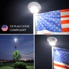 Solar Flag Pole LED Light, New Flag Pole Ball Topper