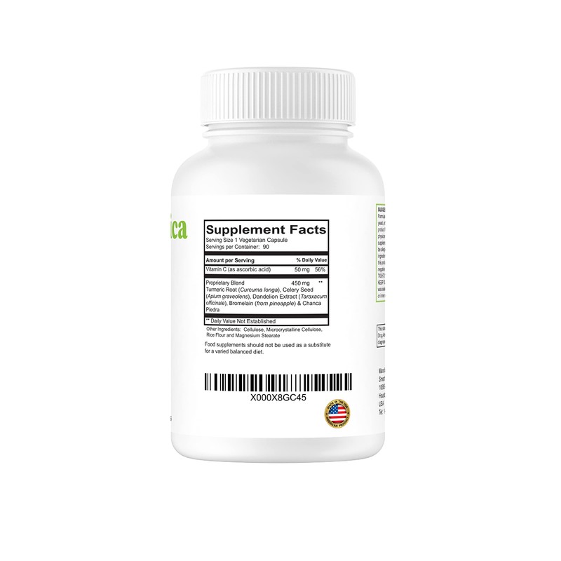 NutriUrica - Proprietary Formula with 6 Key Ingredients - 500