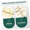 TEHAUX 12 Sets DIY Clock Number of Roman Arabic Numbers