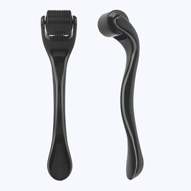 Derma Roller 1.5mm, 540 Titanium Microneedle Roller for Face Facial Wrinkles Hair Loss Stretch Marks Hair Regrowth Micro Needles Professional Microneedling Derma Needling Kit with Case