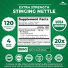 Zazzee USDA Organic Stinging Nettle Leaf 20:1 Extract, 120 Vegan