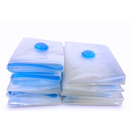 25x Quantity Space Saver Storage Dual Double Zipper Extra Tight Seal Bags for Travel, Suitcase, Moving, and Household use in size 47"x32" / 120cm x 80cm