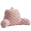 Aimuan Checkered Reading Pillow Bed Rest Wedge Backrest Checkerboard Pillow