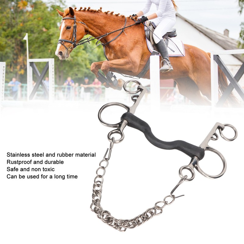 Horse Mouth Bit Stainless Steel Safe Rustproof Hand Polishing Horse