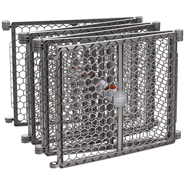 Regalo Plastic 192-Inch Super Wide Adjustable Baby Gate and Play