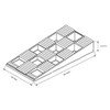 ALUCON Plastic Wedges 94 x 44 x 14 mm -