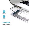 YFFSFDC Type-C 2.5 Inch HDD/SSD Case, USB3.1 Gen1 Drive Case,