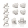 LST 10-Piece Decorative Moulding Side Strips Fixing Clips for W202