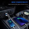 Car Rocker Switch Outlet with LED Voltmeter (USB+PD)