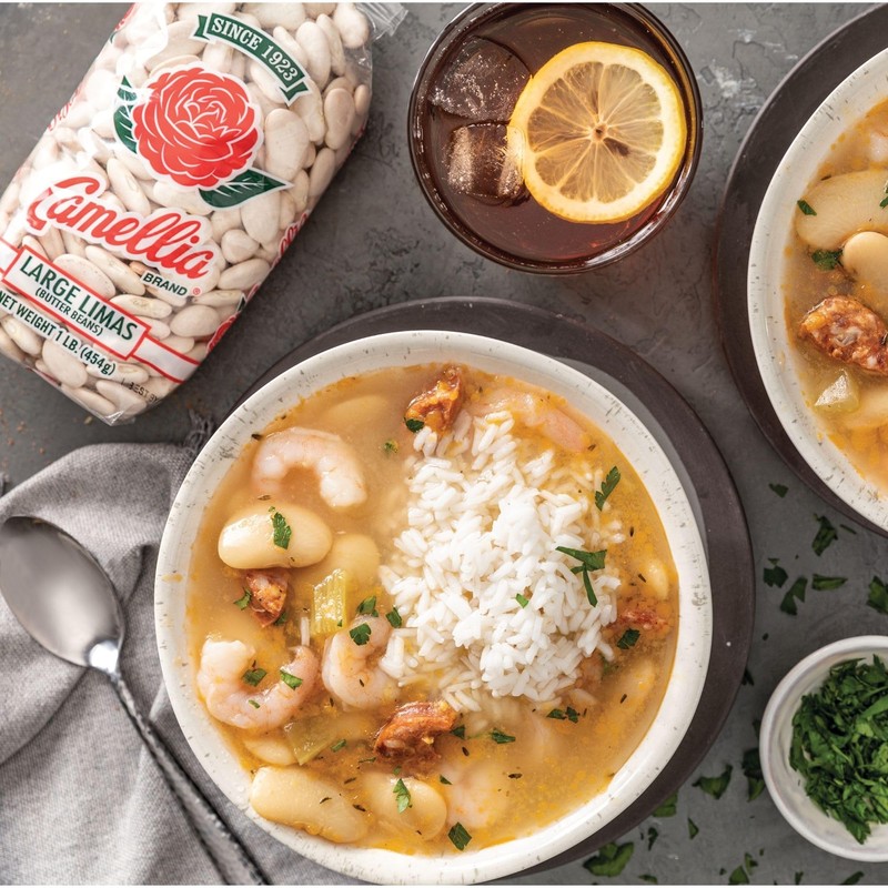 Camellia Brand Dried Large Lima Beans – Premium White Butter