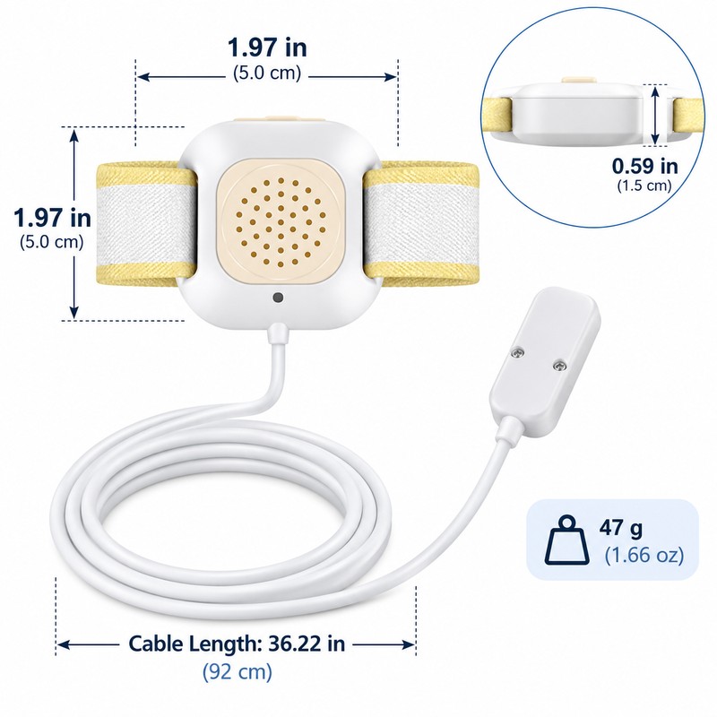 Bedwetting Alarm for Kids – Sound, Vibration & Light Alerts