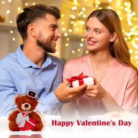 FLYAB Valentine's Day Gifts for Girlfriend - Cute Love Bear Gifts for Girlfriend from Boyfriend Birthday Anniversary Christmas Gifts for Wife Home Decoration Paperweight