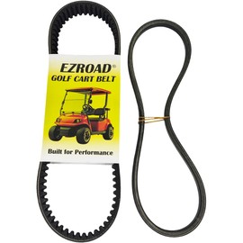EZROAD Drive & Aramid Starter Generator Belt Compatible with Yamaha 1979-1989 G1 2 Cycle Gas Golf Cart J17-46241-00-00 J10-81173-00-00 J10-46241-00-00 J10-81173-00 J10-46241-02 J10-46241-01 Clutch CVT