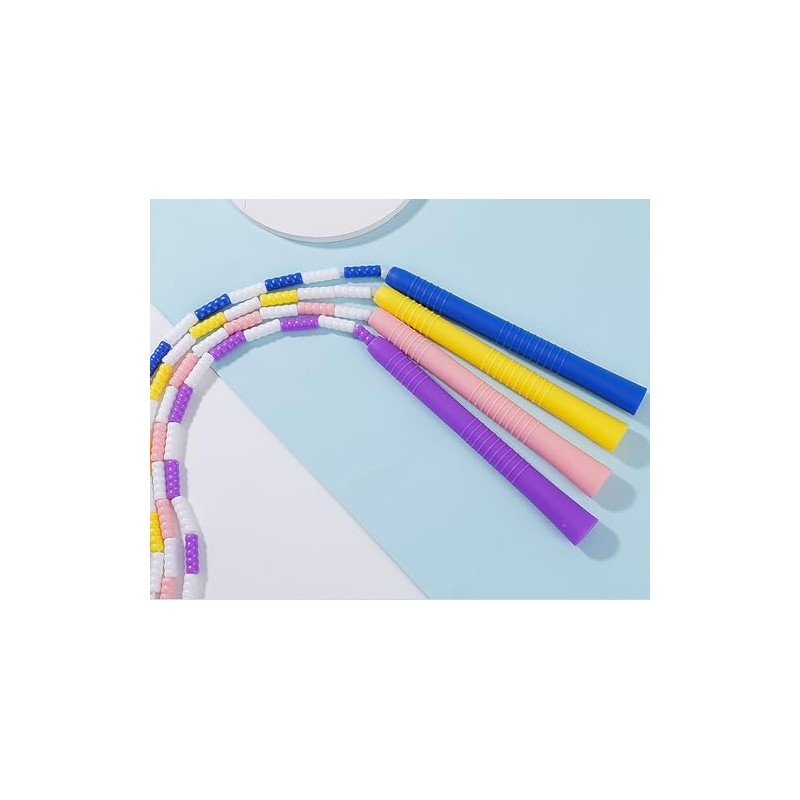 Jump Rope, 2 Pcs 3.28 Feet Blue and Purple Ropes