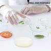 ibasenice Nutrient Agar Plate 10pcs Glass Petri Dish Science Kit