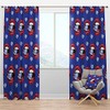 DesignQ Blackout Curtains 'Bright Red Lips Holding A Sparkling Brilliant'