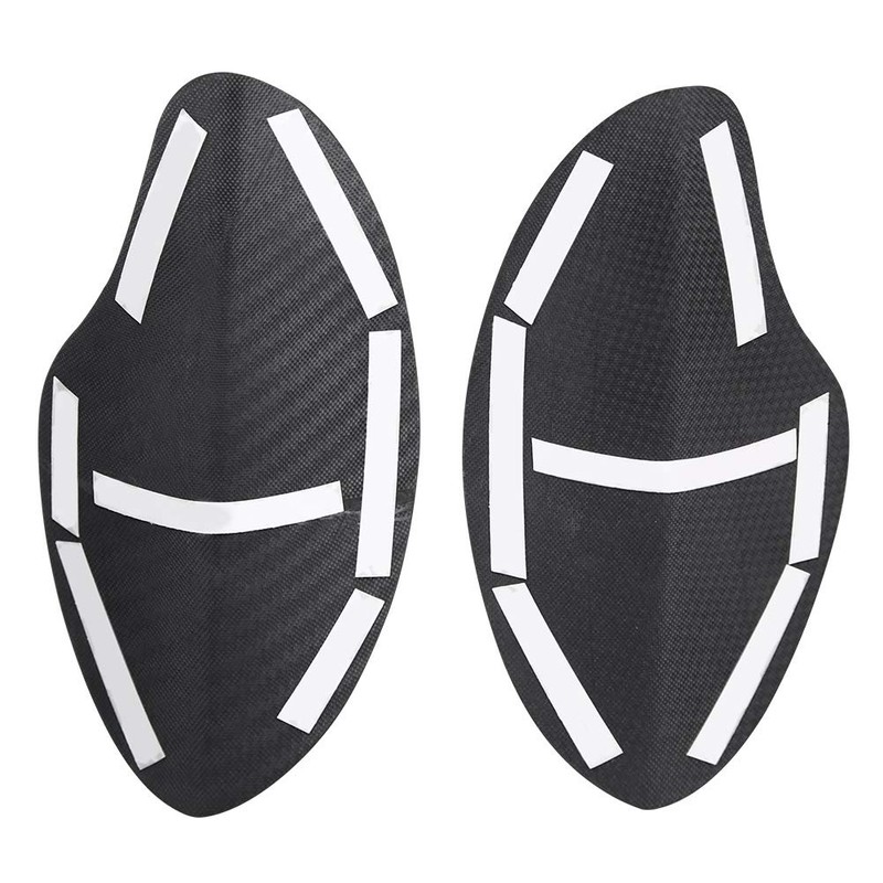 KIMISS 1 Pair Motorcycle Patch Carbon Fiber Scratch Resistant Protector