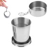 Foldable Cup, Folding Cup, Extendable Cup Made of Stainless Steel,