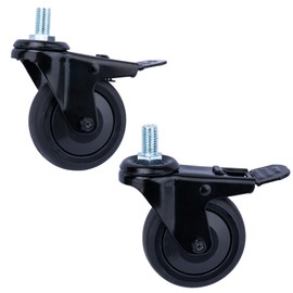 Pellet Grill Caster Replacement Wheels for Pit Boss 1000 & 1100, Austin XL, Pitboss, Louisiana Grill, Rec-Tec and Other Pellet Grills 2 Pack