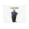I Eat Kids Bertram Tapestry for Bedroom, College Dorm or