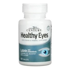 Luteína Vitamina Ocular 60 Tabletas 21st Century Sabor Sin Sabor