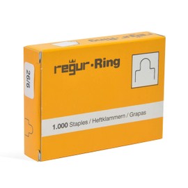 REGUR Ring 26/6mm Ringösenklammern zum Heften von Booklets, Broschüren und Katalogen für REGUR Ring King Heftgerät