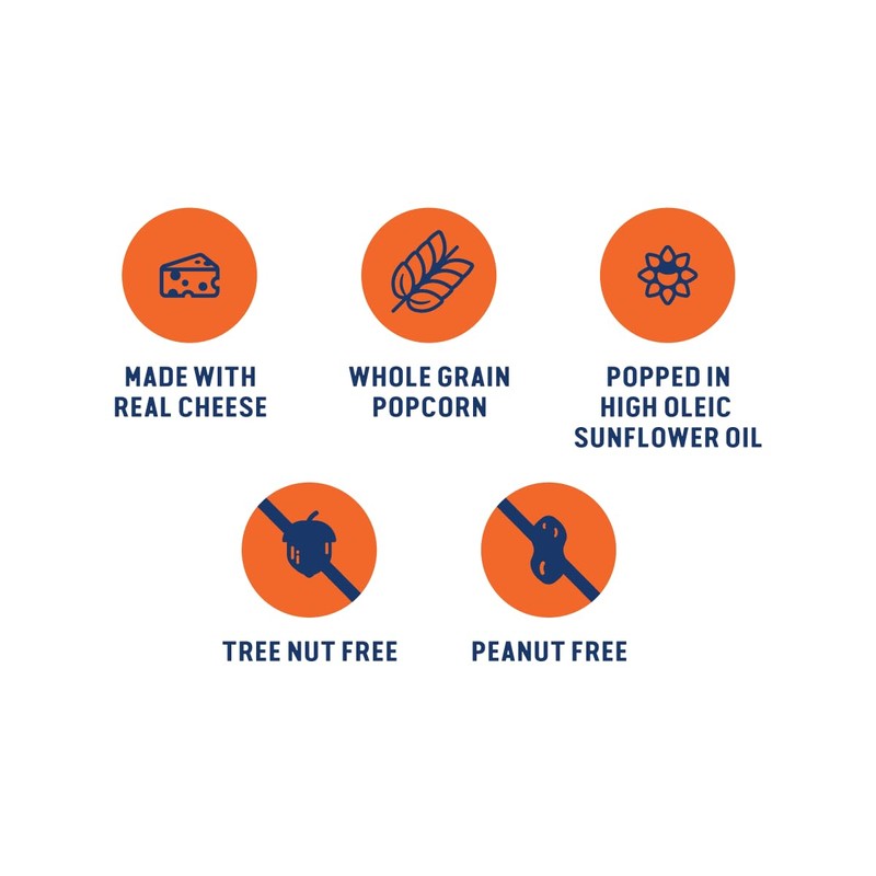 SkinnyPop Popcorn, Cheddar Jalapeño, Made with Real Cheese, Whole Grain