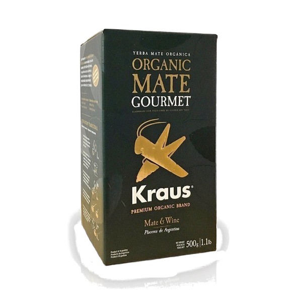 Kraus Premium Organic Band Yerba Blend - Gourmet Organic Goodness, 500 g / 1.1 lb