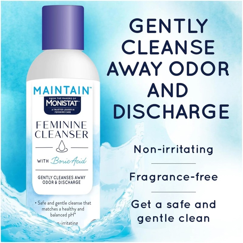 "Brand": "Monistat" Monistat Boric Acid Feminine Cleanser, 10 oz -