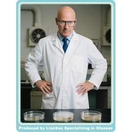 LianSan Safety Glasses with Readers,Reading Safety Glasses for Women Men,Full Reader Lenses Blue Light Blocking Goggles(Black,1.75x)