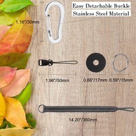 WESTCREEKS Camera Wrist Strap for Photographers, Detachable Hand Strap with Stainless Steel Clip, Paracord for DSLR Mirrorless Cameras (Green)