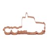 Semi Trailer Truck Copper Cookie Cutter