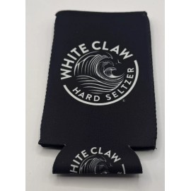 White Claw Hard Seltzer Soft Koozie Double Sided Slim Can