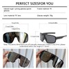 Cycling Sunglasses for Men and Women, Lightweight Mirrored Sports Glasses