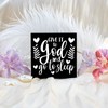 EoffIvan Mini Acrylic Desktop Decor Give It To God And