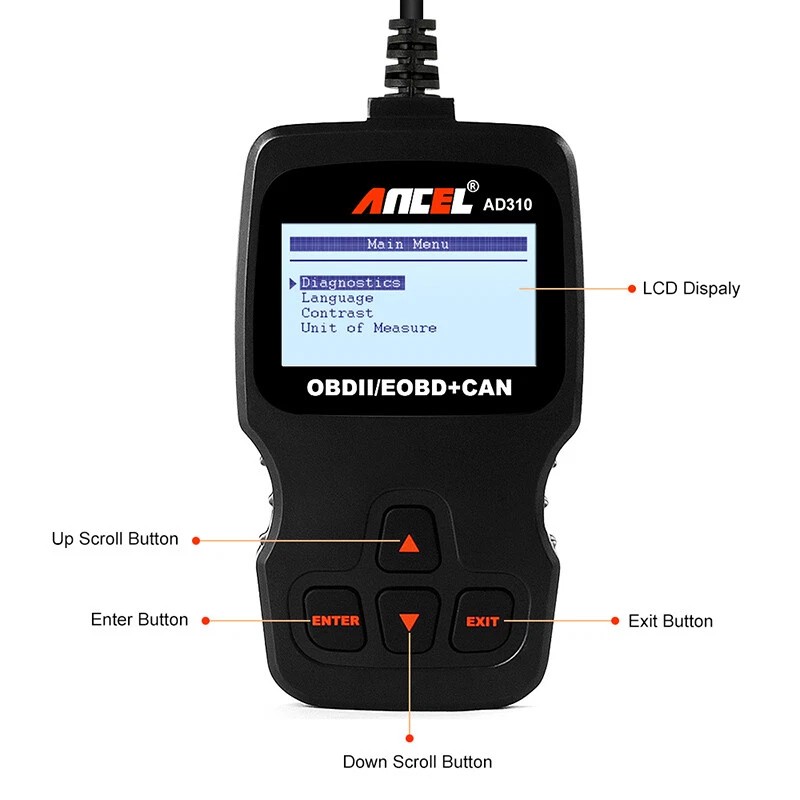 ANCEL AD310 OBD2 Scanner Engine Fault Code Reader Diagnostic Classic