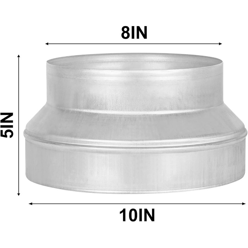 Duct Reducter 10 to 8 Air Ducting Reducer Increaser Air