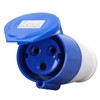 Industrial Socket Industrial Socket 3-Pin IP44 Waterproof Plug 32A CEE