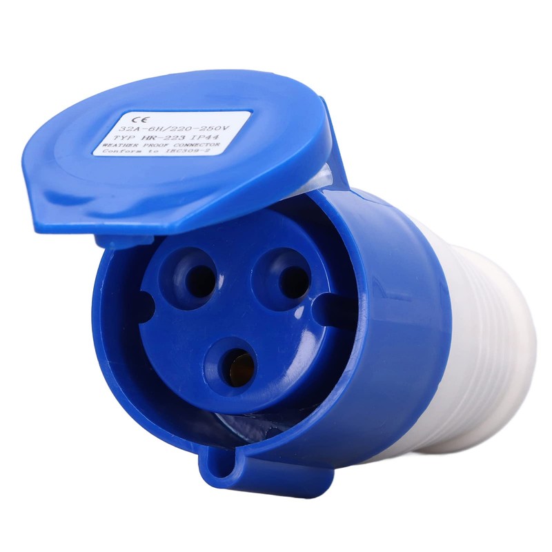 Industrial Socket Industrial Socket 3-Pin IP44 Waterproof Plug 32A CEE