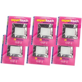 6 x EXPERT TOUCH REMOVAL WRAPS Gel Polish Foil Remover 20 Wraps