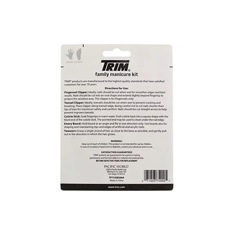 Trim Kit De Manicura Para Hombre - Trim