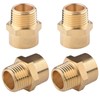 4 Pack 1/2" BSP to NPT Adapter, G 1/2 (BSP)